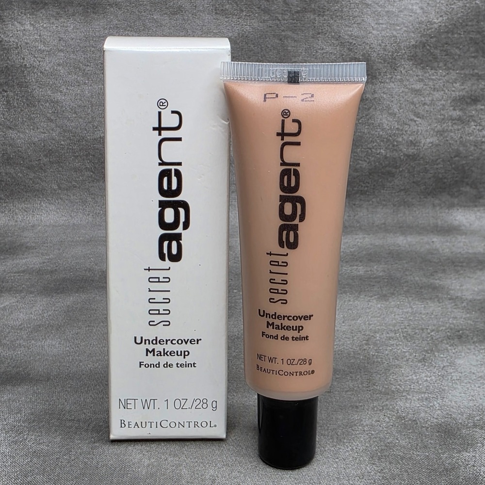 BeautiControl Secret Agent Undercover Makeup P-2 Foundation 1 oz NOS
